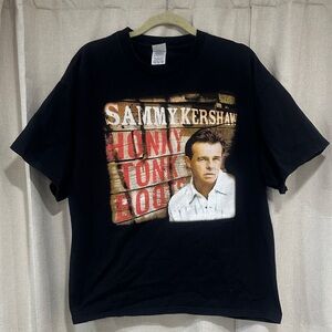 Vintage Black Sammy Kershaw Graphic T-Shirt
